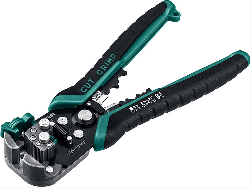 Клещи для обжимки клемм и снятия изоляции “стриппер” KRAFTOOL TK-10 Клещи для обжимки клемм и снятия изоляции “стриппер” KRAFTOOL TK-10
