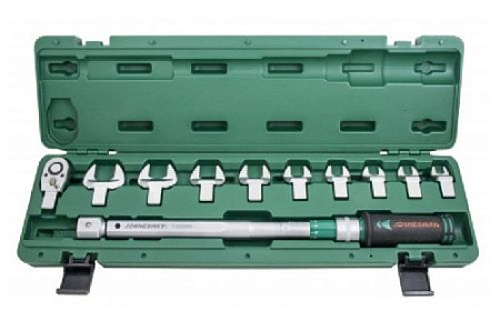 Ключ динамометрический 14*18 мм 40-200 Нм с насадками (11 предм.) JONNESWAY T30200NS Ключ динамометрический 14*18 мм 40-200 Нм с насадками (11 предм.) JONNESWAY T30200NS