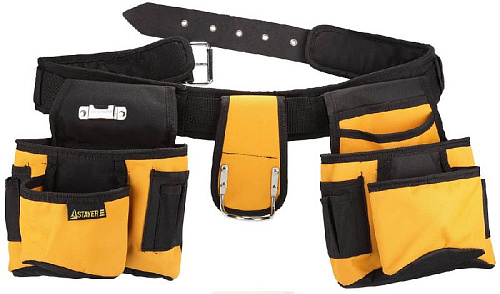 Сумка для инструмента поясная 18 карманов, с поясом STAYER PROFESSIONAL Сумка для инструмента поясная 18 карманов, с поясом STAYER PROFESSIONAL