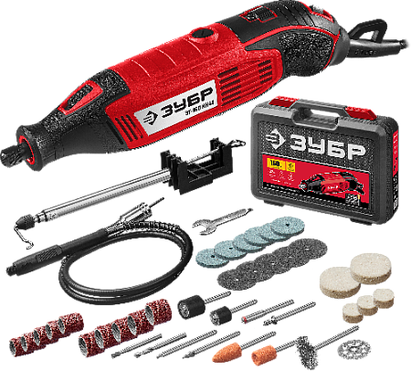 Гравер электрический с набором мини-насадок в кейсе 41 предмет ЗУБР Гравер электрический с набором мини-насадок в кейсе 41 предмет ЗУБР