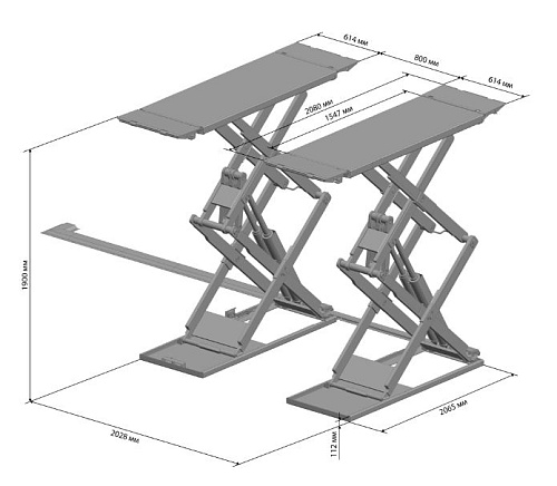 Подъемник ножничный электрогидравлический 3,2 т заглубляемый 380 В ПГН-4000/Н-01 SIVIK Подъемник ножничный электрогидравлический 3,2 т заглубляемый 380 В ПГН-4000/Н-01 SIVIK