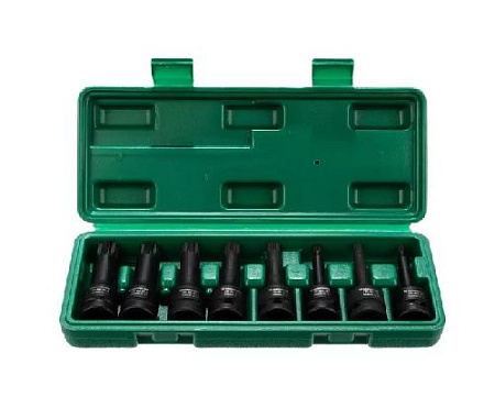Набор насадок ударных 1/2" SPLINE, M5-M18 (8 предм) L= 78 мм GARWIN Набор насадок ударных 1/2" SPLINE, M5-M18 (8 предм) L= 78 мм GARWIN