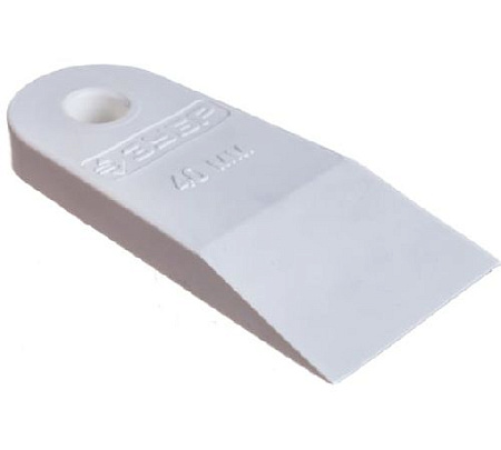 Шпатель резиновый белый 40 мм (5шт) Шпатель резиновый белый 40 мм (5шт)
