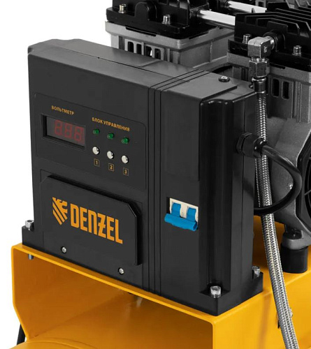 Компрессор безмасляный 100 л, 3,3кВт (3х1,1), 570 л/мин, 8 бар,220 В, блок управ Denzel DLS 3300/100 Компрессор безмасляный 100 л, 3,3кВт (3х1,1), 570 л/мин, 8 бар,220 В, блок управ Denzel DLS 3300/100