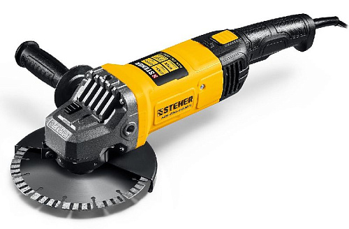 Шлифмашина угловая 230 мм 2200 Вт STEHER Шлифмашина угловая 230 мм 2200 Вт STEHER