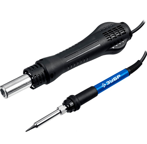 Станция паяльная ремонтная 100 - 500°С, 650 Вт, 2 в 1 ЗУБР ПСР-650 Станция паяльная ремонтная 100 - 500°С, 650 Вт, 2 в 1 ЗУБР ПСР-650