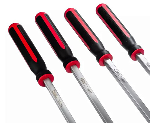 Набор монтажек 4 шт пластиковая обрезиненная рукоятка, в кейсе SpecX Набор монтажек 4 шт пластиковая обрезиненная рукоятка, в кейсе SpecX