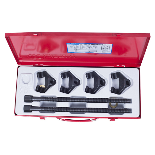 Стяжка пружин 85-370 мм, кованые крюки (6 предм) KING TONY 9BF11 Стяжка пружин 85-370 мм, кованые крюки (6 предм) KING TONY 9BF11