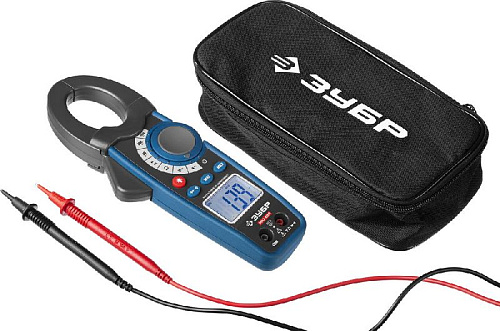 Клещи токоизмерительные 1000А, 600В, 30 мм, 20 МОм ЗУБР ТК-1000 Клещи токоизмерительные 1000А, 600В, 30 мм, 20 МОм ЗУБР ТК-1000