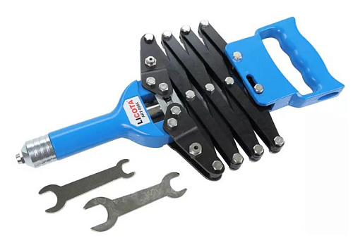 Заклепочник 3,2-6,4 мм кулисный промышленный Licota Заклепочник 3,2-6,4 мм кулисный промышленный Licota