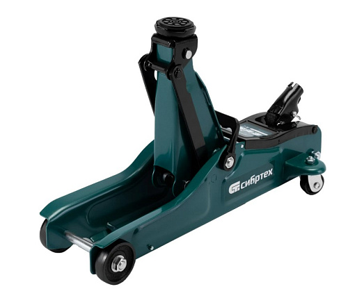 Домкрат подкатной 2 т 85-330 мм низкий подхват, в пластиковом кейсе Сибртех Домкрат подкатной 2 т 85-330 мм низкий подхват, в пластиковом кейсе Сибртех