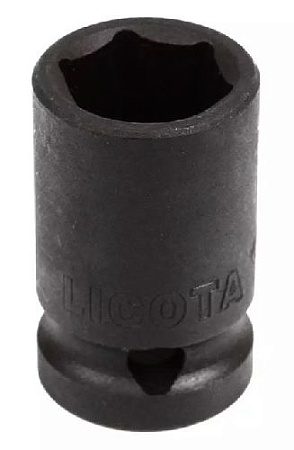 Головка торцевая ударная 3/8" 17 мм, 6 гр., CrMo Licota Головка торцевая ударная 3/8" 17 мм, 6 гр., CrMo Licota