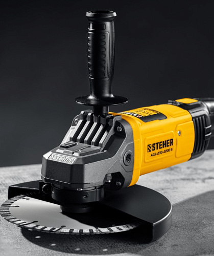 Шлифмашина угловая 230 мм 2200 Вт STEHER Шлифмашина угловая 230 мм 2200 Вт STEHER