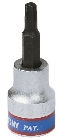 Головка торцевая со вставкой Torx 1/2" T25, 60 мм KING TONY 402325 Головка торцевая со вставкой Torx 1/2" T25, 60 мм KING TONY 402325