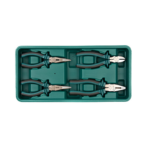 Набор шарнирно-губцевого инструмента 4 предм. в ложементе-кейсе ROSSVIK Набор шарнирно-губцевого инструмента 4 предм. в ложементе-кейсе ROSSVIK