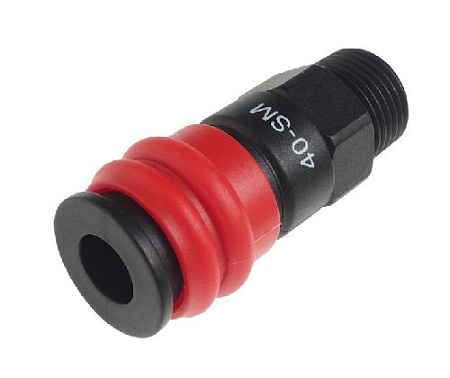 Пневморазъём "мама" - внешняя резьба 1/2" композитный JTC Пневморазъём "мама" - внешняя резьба 1/2" композитный JTC