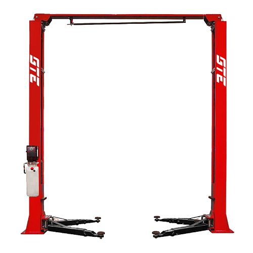 Подъемник 2-стоечный 4,0 т с верхней синхронизацией 3760 мм, ручн.спуск 380 В GTE Подъемник 2-стоечный 4,0 т с верхней синхронизацией 3760 мм, ручн.спуск 380 В GTE