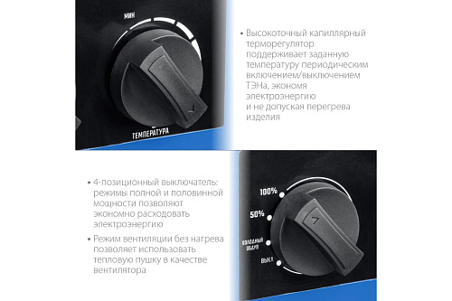 Пушка тепловая электрическая 30 кВт, 380 В ЗУБР Профессионал Пушка тепловая электрическая 30 кВт, 380 В ЗУБР Профессионал