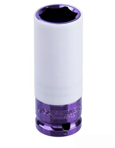 Головка торцевая ударная для литых дисков 1/2" 22 мм 6 гр., CrMo GARWIN Головка торцевая ударная для литых дисков 1/2" 22 мм 6 гр., CrMo GARWIN