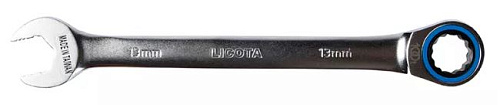 Ключ комбинированный трещоточный 13 мм 100 зубьев CrV Licota Ключ комбинированный трещоточный 13 мм 100 зубьев CrV Licota