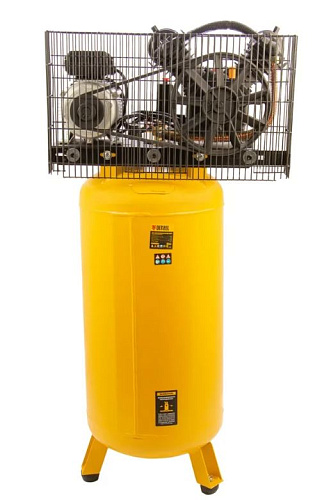 Компрессор с вертикальным ресивером 100 л, 2,3 кВт, 440 л/мин, 10 бар, 230 В Denzel BCV2200/100V Компрессор с вертикальным ресивером 100 л, 2,3 кВт, 440 л/мин, 10 бар, 230 В Denzel BCV2200/100V