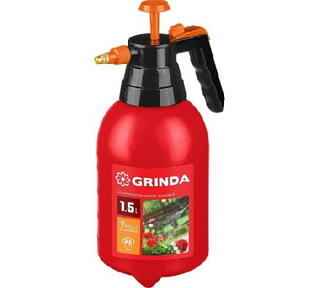 Опрыскиватель ручной помповый 1,5 л колба из полиэтилена GRINDA PS-1.5 Опрыскиватель ручной помповый 1,5 л колба из полиэтилена GRINDA PS-1.5