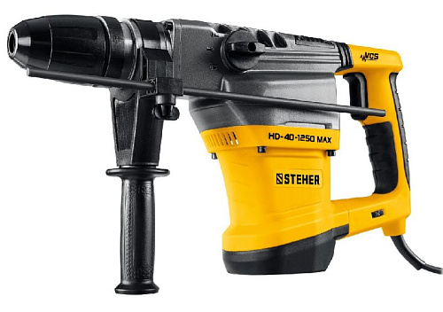Перфоратор SDS-Max 1250 Вт/10 Дж, 2 режима STEHER Перфоратор SDS-Max 1250 Вт/10 Дж, 2 режима STEHER