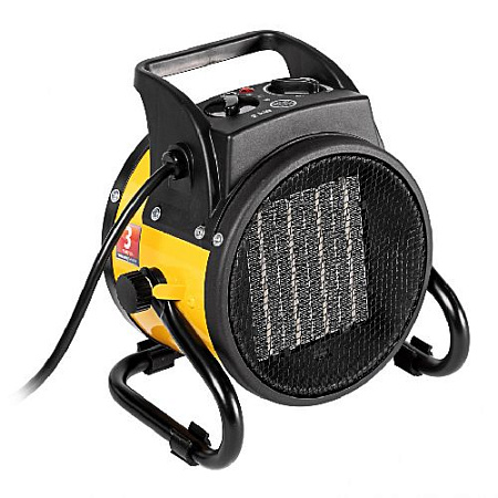 Пушка тепловая электрическая 2 кВт, 230 В, керамический нагреватель Denzel DHC 2-100 Пушка тепловая электрическая 2 кВт, 230 В, керамический нагреватель Denzel DHC 2-100