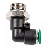 Уголок M3/8" цанга 8 мм, с уплотнением, пластм. корпус GARWIN PRO Уголок M3/8" цанга 8 мм, с уплотнением, пластм. корпус GARWIN PRO