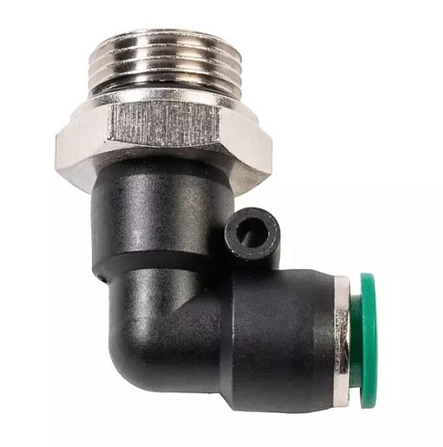 Уголок M3/8" цанга 8 мм, с уплотнением, пластм. корпус GARWIN PRO Уголок M3/8" цанга 8 мм, с уплотнением, пластм. корпус GARWIN PRO
