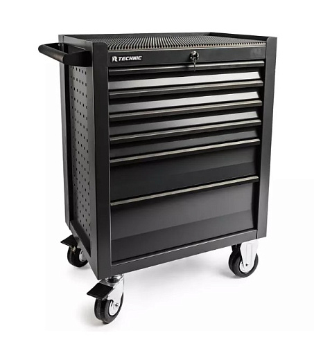 Тележка инструментальная 6 полок, серая RUNTEC TECHNIC Standart Тележка инструментальная 6 полок, серая RUNTEC TECHNIC Standart
