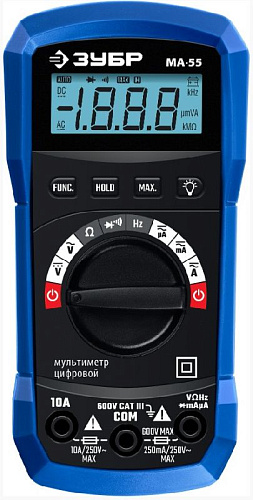 Мультиметр цифровой ЗУБР МА-55 Мультиметр цифровой ЗУБР МА-55