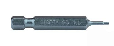 Бита Torx 20 L=25 мм с отверстием (1/4" HEX) Licota Бита Torx 20 L=25 мм с отверстием (1/4" HEX) Licota
