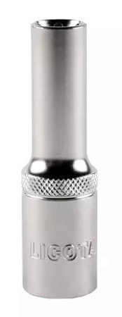 Головка торцевая глубокая 1/2" E24, CrV Licota Головка торцевая глубокая 1/2" E24, CrV Licota