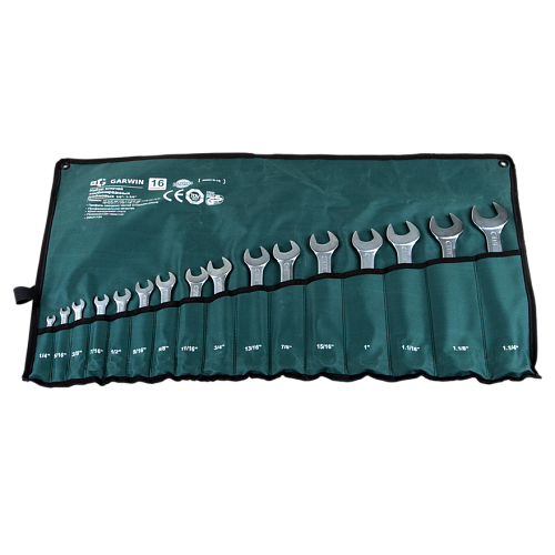 Набор ключей комбинированных 1/4"-1 1/4" (16 шт.) в сумке GARWIN Набор ключей комбинированных 1/4"-1 1/4" (16 шт.) в сумке GARWIN