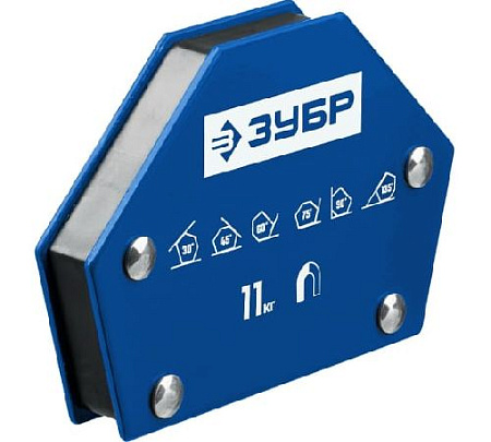 Угольник магнитный для сварочных работ ЗУБР УМ-6 до 11 кг Угольник магнитный для сварочных работ ЗУБР УМ-6 до 11 кг