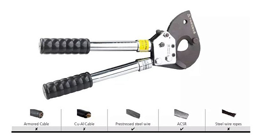 Кабелерез 260 мм (до 150 мм2) ТЕХРИМ Кабелерез 260 мм (до 150 мм2) ТЕХРИМ