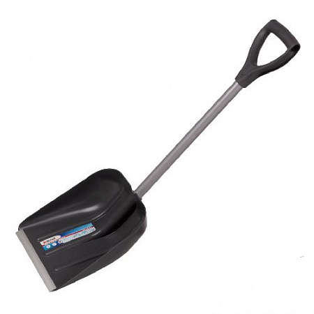 Лопата снеговая автомобильная 270*310*890 стальной черенок, алюм. планка Palisad Лопата снеговая автомобильная 270*310*890 стальной черенок, алюм. планка Palisad