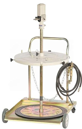 Нагнетатель смазки пневматический для бочек 200 л, с тележкой NORDBERG Нагнетатель смазки пневматический для бочек 200 л, с тележкой NORDBERG