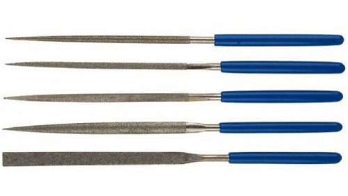 Набор надфилей алмазных 160*80 мм (5 шт) в пакете PVC ЗУБР Набор надфилей алмазных 160*80 мм (5 шт) в пакете PVC ЗУБР