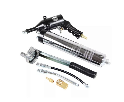 Шприц для смазки пневматический 400 мл, 6.5 бар (7 предм) Licota Шприц для смазки пневматический 400 мл, 6.5 бар (7 предм) Licota