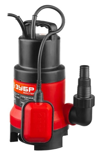 Насос дренажный для грязной воды 750 Вт ЗУБР Насос дренажный для грязной воды 750 Вт ЗУБР
