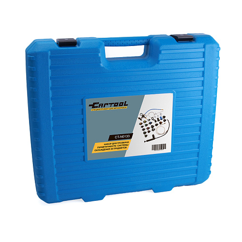 Набор для тестирования герметичности системы охлаждения (в кейсе) 28 предм CAR-TOOL CT-1175A Набор для тестирования герметичности системы охлаждения (в кейсе) 28 предм CAR-TOOL CT-1175A