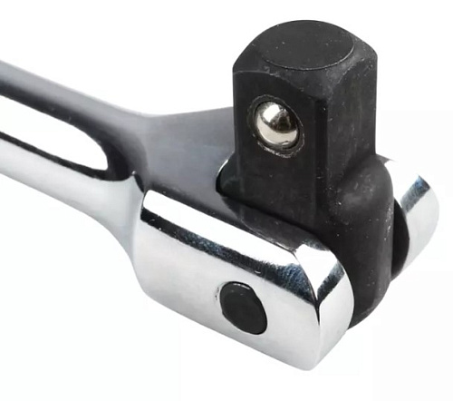 Вороток шарнирный 1/2" 375 мм рифленая рукоятка, CrV Licota Вороток шарнирный 1/2" 375 мм рифленая рукоятка, CrV Licota