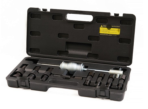 Съемник подшипников цанговый с обратным молотком 10 предм. ROSSVIK Съемник подшипников цанговый с обратным молотком 10 предм. ROSSVIK