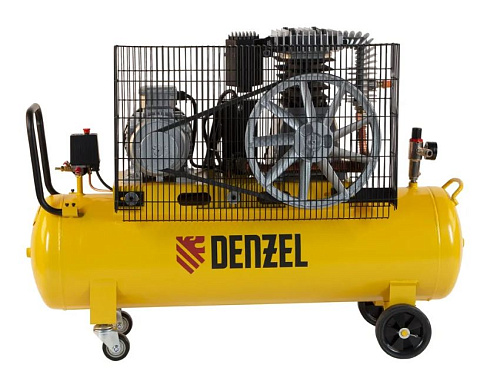 Компрессор масляный ременной 100 л, 4,0 кВт, 690 л/мин, 10 бар, 380 В Denzel BCI4000-T/100 Компрессор масляный ременной 100 л, 4,0 кВт, 690 л/мин, 10 бар, 380 В Denzel BCI4000-T/100