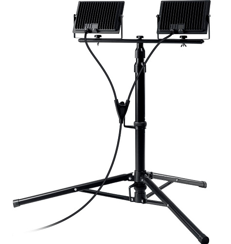 Прожекторы светодиодные на штативе ЗУБР ПСК 50х2, 2 х 50 Вт, 6500 К, IP 65, 1.6 м Прожекторы светодиодные на штативе ЗУБР ПСК 50х2, 2 х 50 Вт, 6500 К, IP 65, 1.6 м