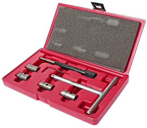 Набор для притирки седел форсунок дизельного двигателя 7 предм. JTC Набор для притирки седел форсунок дизельного двигателя 7 предм. JTC