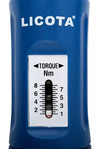 Отвертка динамометрическая 1/4" 1-8 Нм, 154 мм Licota Отвертка динамометрическая 1/4" 1-8 Нм, 154 мм Licota