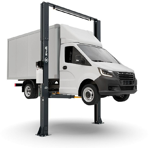 Подъемник 2-стоечный 5,0 т с верхней синхронизацией 4962 мм 380 В SIVIK ПГА-5000/1 Подъемник 2-стоечный 5,0 т с верхней синхронизацией 4962 мм 380 В SIVIK ПГА-5000/1